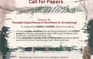 ATRIUM flyer for CAA 2025 Call for Papers