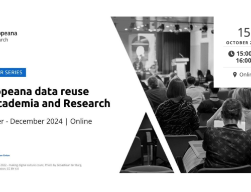 Europeana launches webinars on data reuse for Higher Education and Research